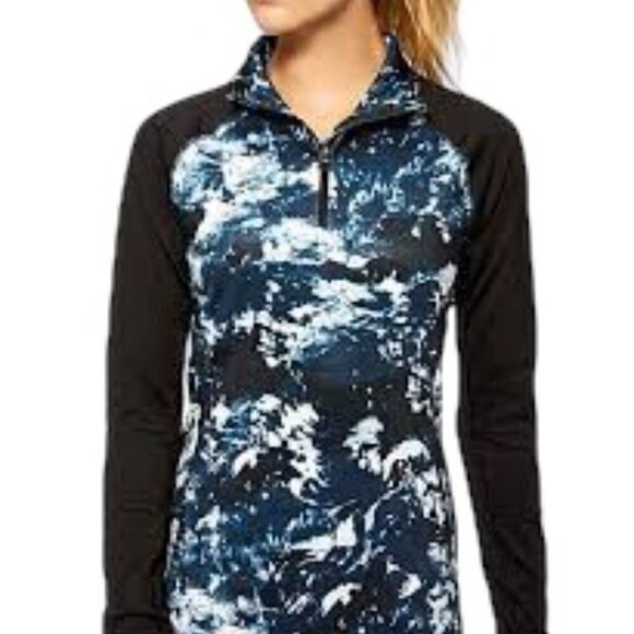 LOLË Marine Ocean Wave Striking Pullover Medium - Picture 1 of 4